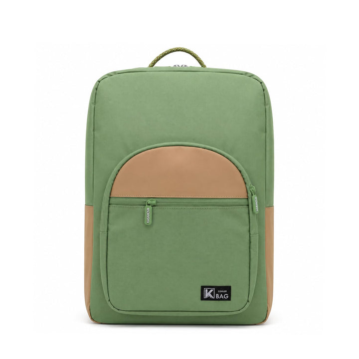 KASANOVA Thermo-Rucksack mit Taschen, grün, 30 x 19 x 44 cm