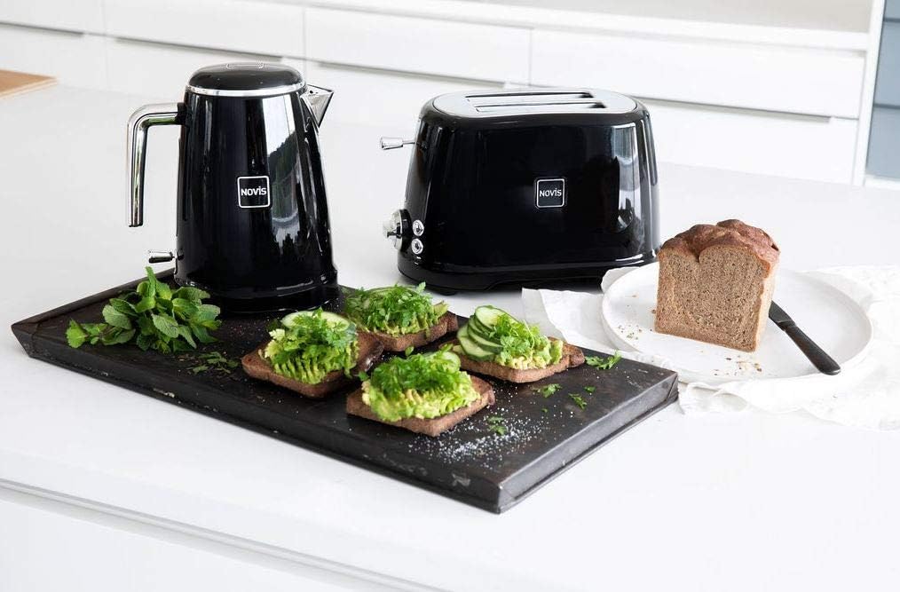 Novis Wasserkocher K1 (Schwarz) Black, Black