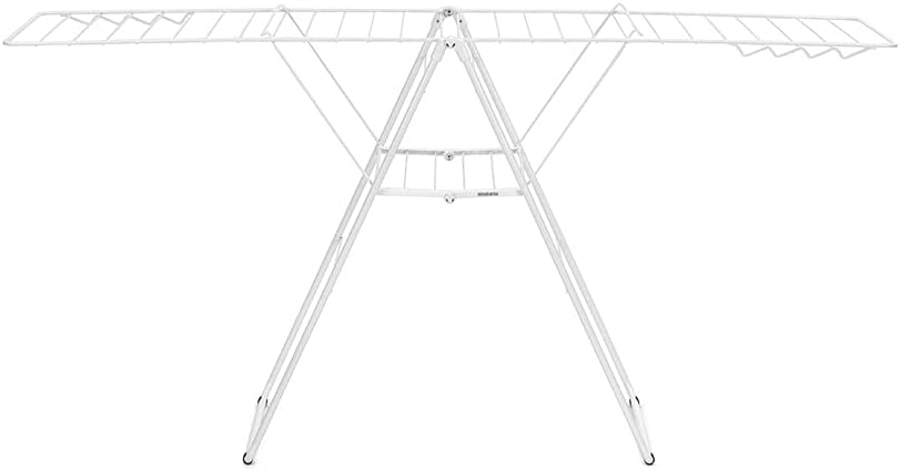 Brabantia HangOn 25m Trockengestell, Legierter Stahl, Fresh White 25m without Rod Fresh White, 25m w