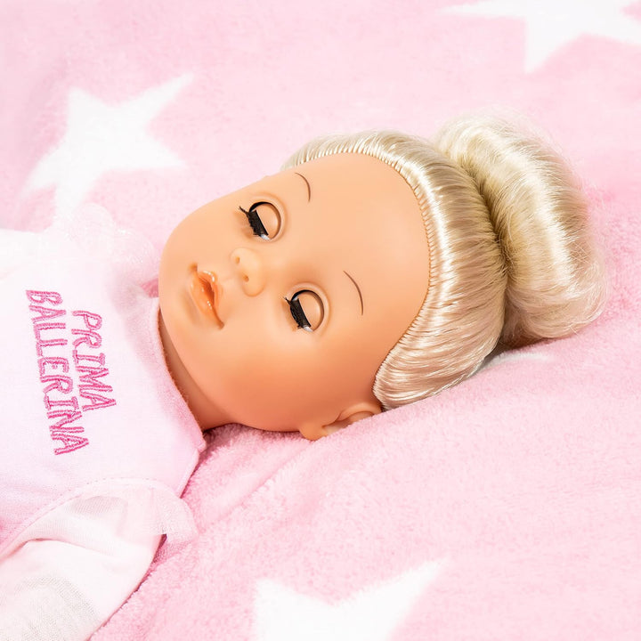 Bayer Design 93311AA Puppe mit Haaren, Musik, Ballerina, interaktiv, mit weichem Körper, mit Schlafa