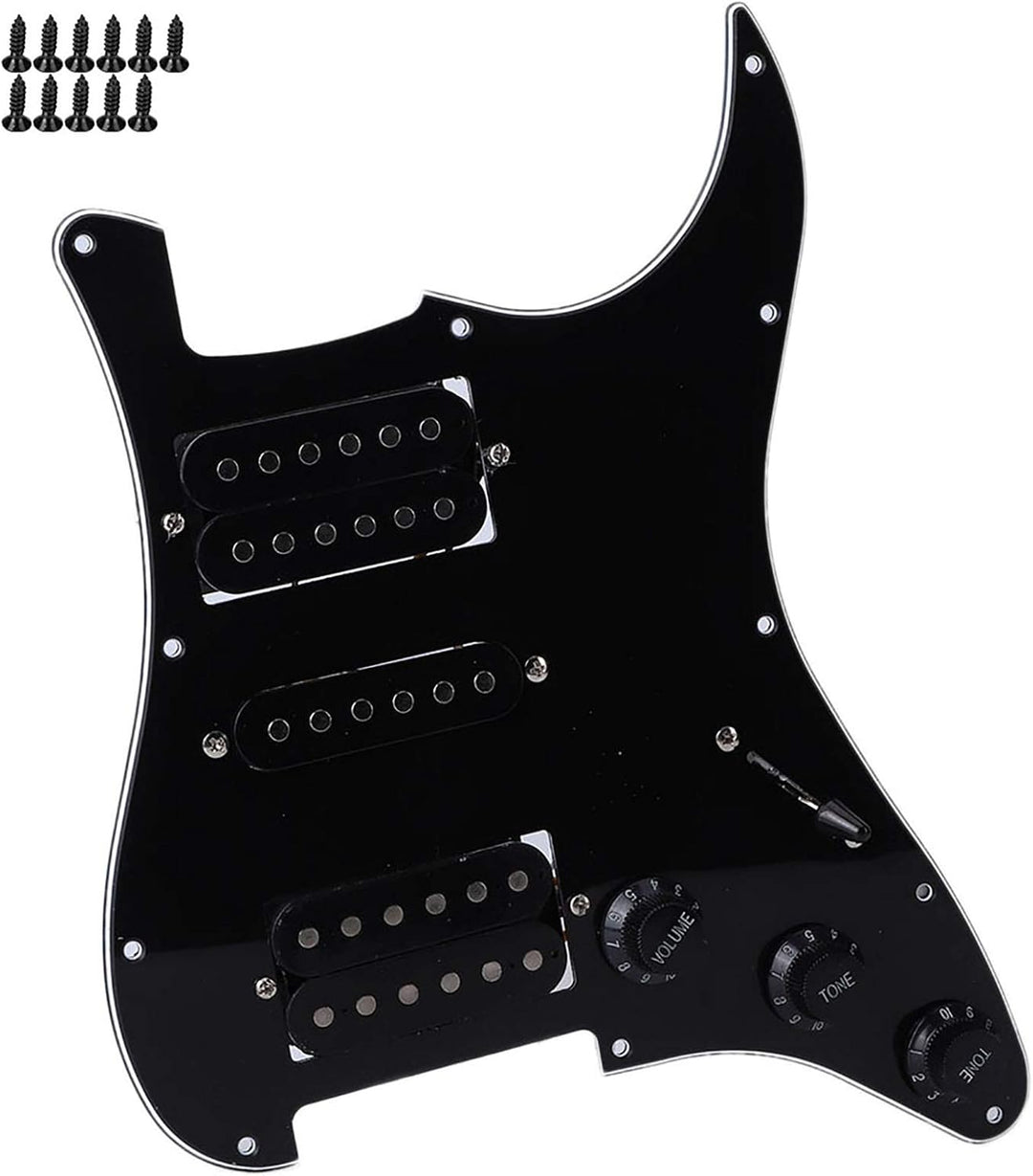Komplett Vorverdrahtetes,Pickguard Humbucker für E-Gitarren-Board mit vorverdrahtetem HSH-Pickup für