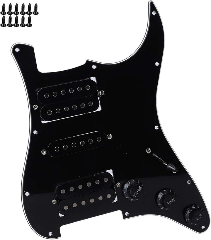 Komplett Vorverdrahtetes,Pickguard Humbucker für E-Gitarren-Board mit vorverdrahtetem HSH-Pickup für