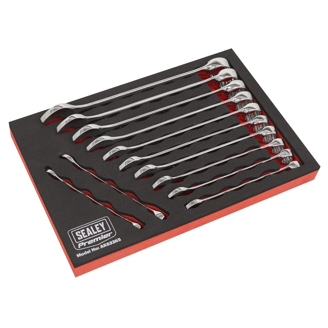 Sealey Premier Ringmaulschlüssel-Set, 12-teilig, metrisch, AK63265