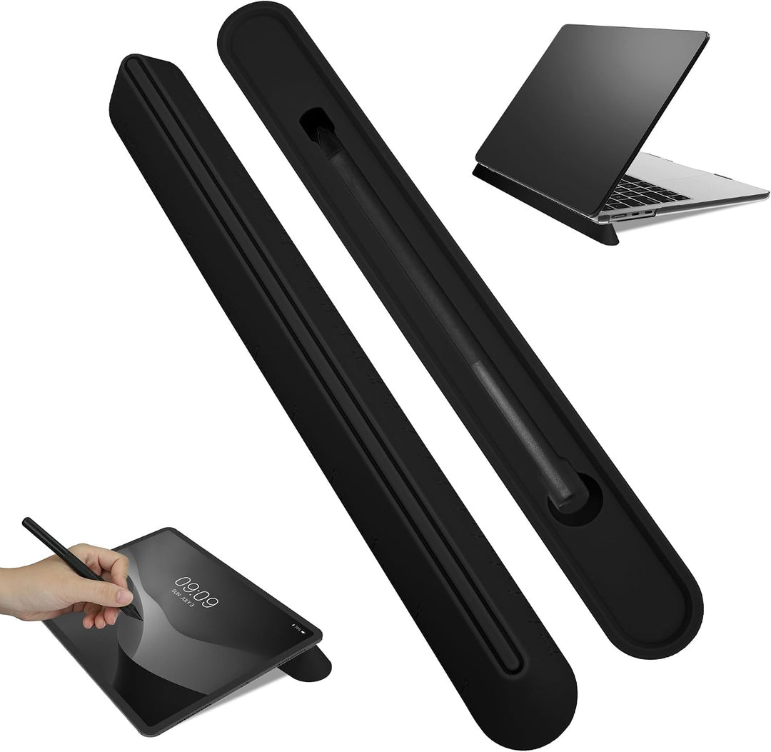kwmobile Laptop Ständer für Laptop PC/Portable Monitor/Tablet - Mini Laptopständer mit Lineal &amp; Stif