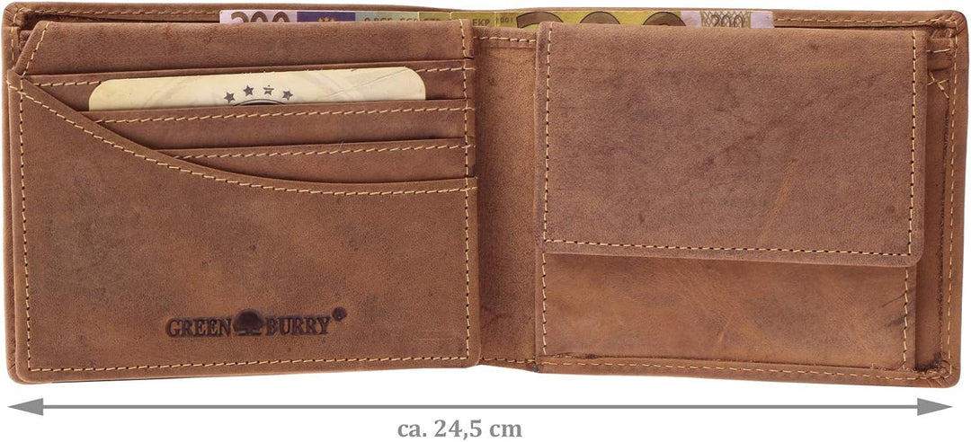 Greenburry Geldbeutel mit Sternzeichen Löwe Motiv I Portmonee mit Sternzeichen Löwe Motiv I Geschenk