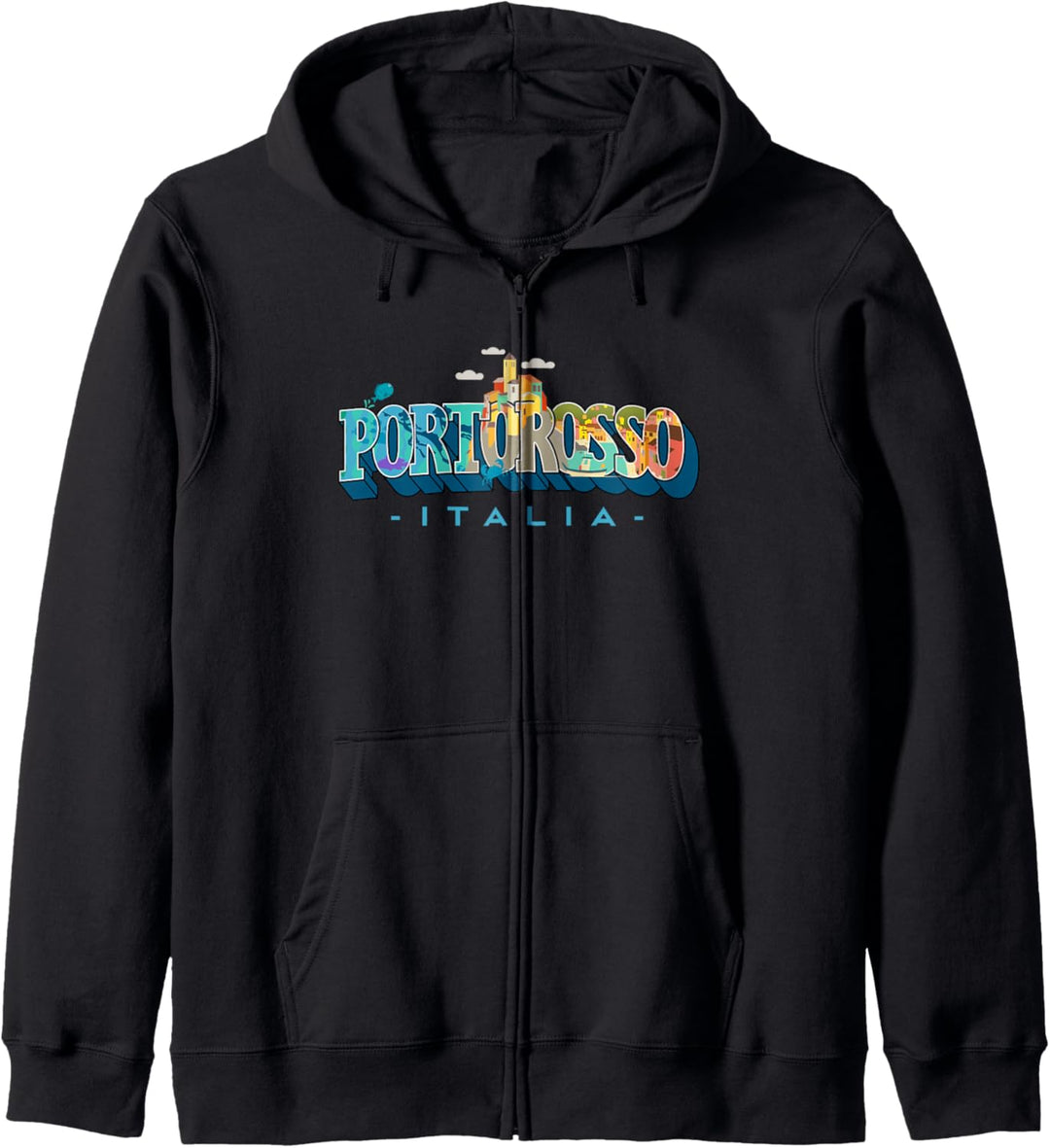 Disney Pixar Luca Portorosso Italia Logo Fill Kapuzenjacke