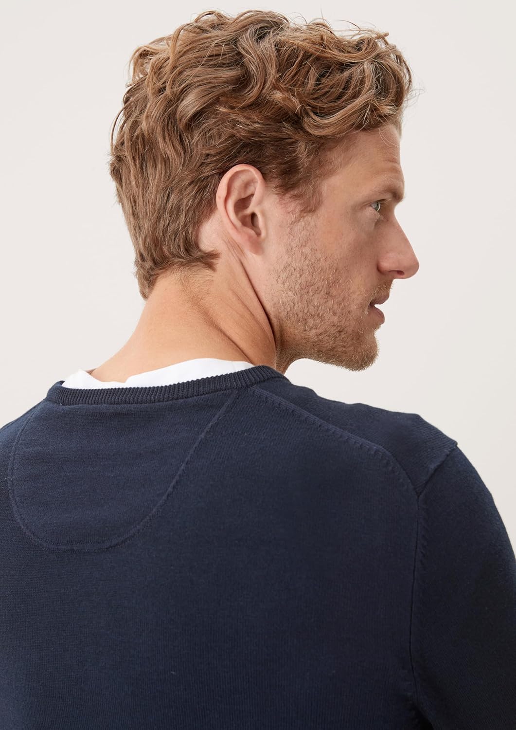 s.Oliver Herren 2152193 Pullover mit Logo-Stitching S Blau(5978), S Blau(5978)