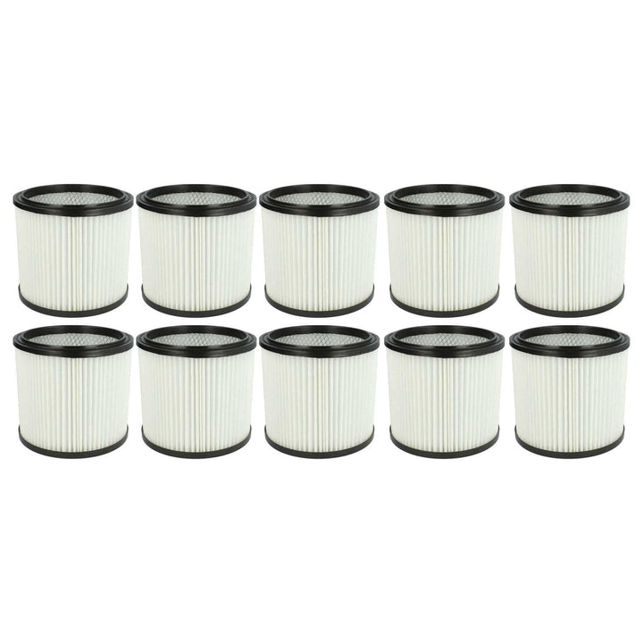 vhbw 10x Faltenfilter kompatibel mit Metabo ASA9001