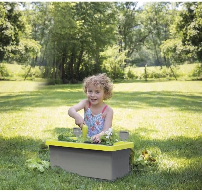 Smoby - Blumenkasten Eden - Zubehör für Kinder Spielhaus - Pflanzkasten 20L - Viel Zubehör - Ab 2 Ja