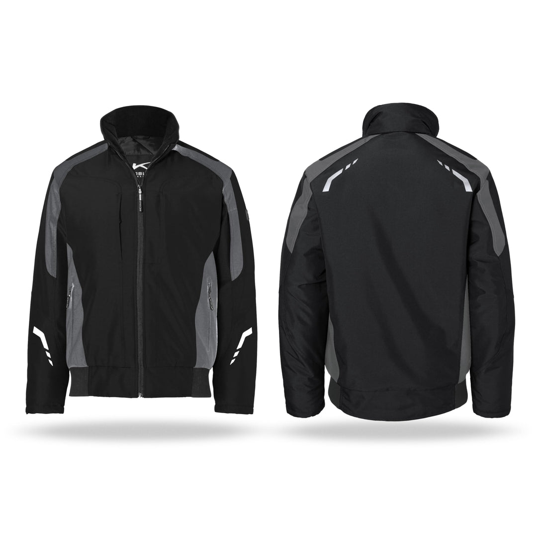 KÜBLER Workwear KÜBLER WEATHER Wetterbundjacke schwarz, Grösse S, Unisex-Wetterbundjacke aus Mischge