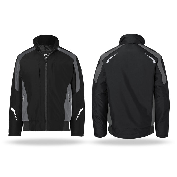 KÜBLER Workwear KÜBLER WEATHER Wetterbundjacke schwarz, Grösse S, Unisex-Wetterbundjacke aus Mischge