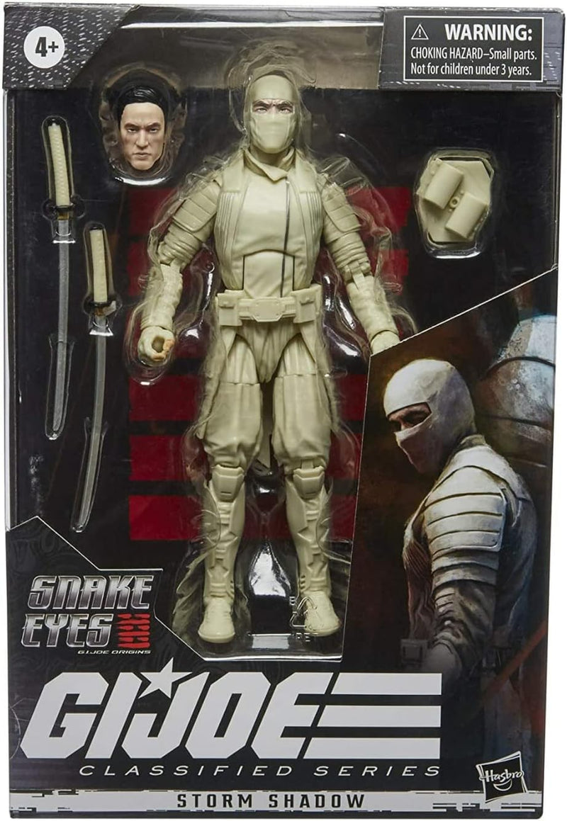 Hasbro G.I. Joe Classified Series Storm Shadow and Snake Eyes Action-Figuren-Set, 15,2 cm, 2 Stück