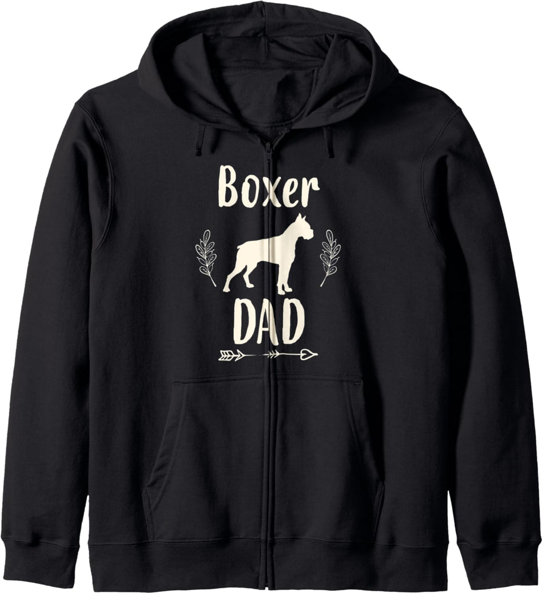 Boxer Hund Geschenke für Männer Boxer Papa Geschenk Boxer Kapuzenjacke