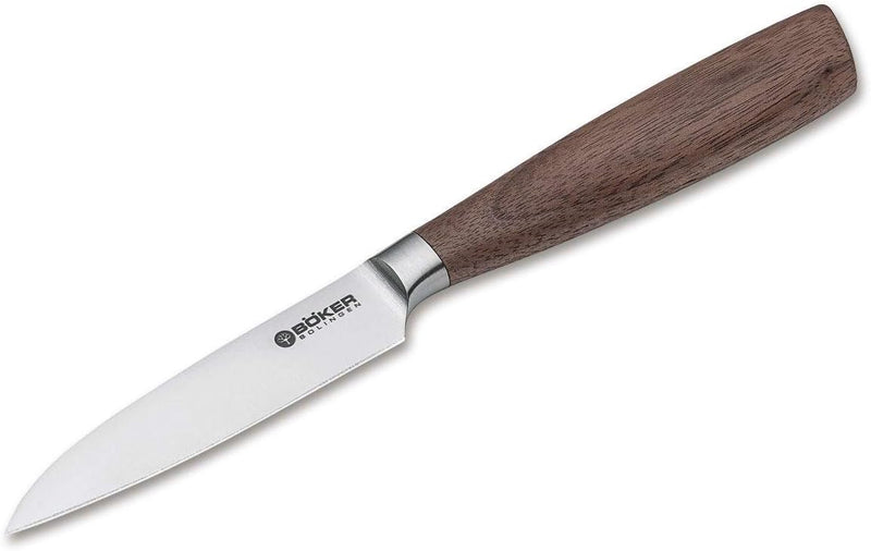 BÖKER SOLINGEN® Core Profi Gemüsemesser extrem scharf mit Holzgriff rostfrei - Premium Obstmesser mi