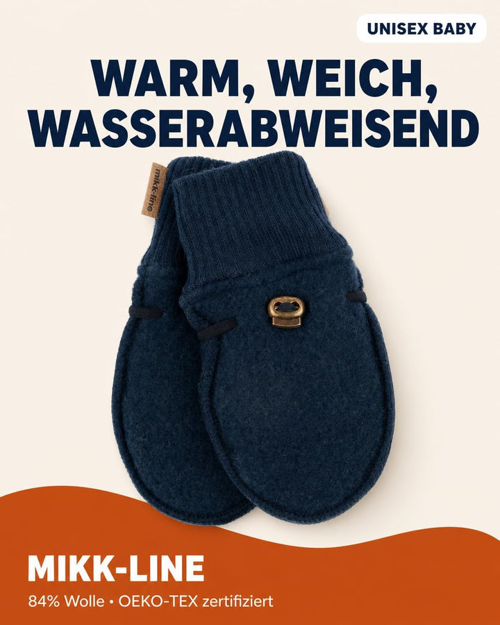 Mikk-line Wollhandschuhe Kinder | Handschuhe Kinder | Handschuhe Wolle Kinder | Wärme Kinder Handsch