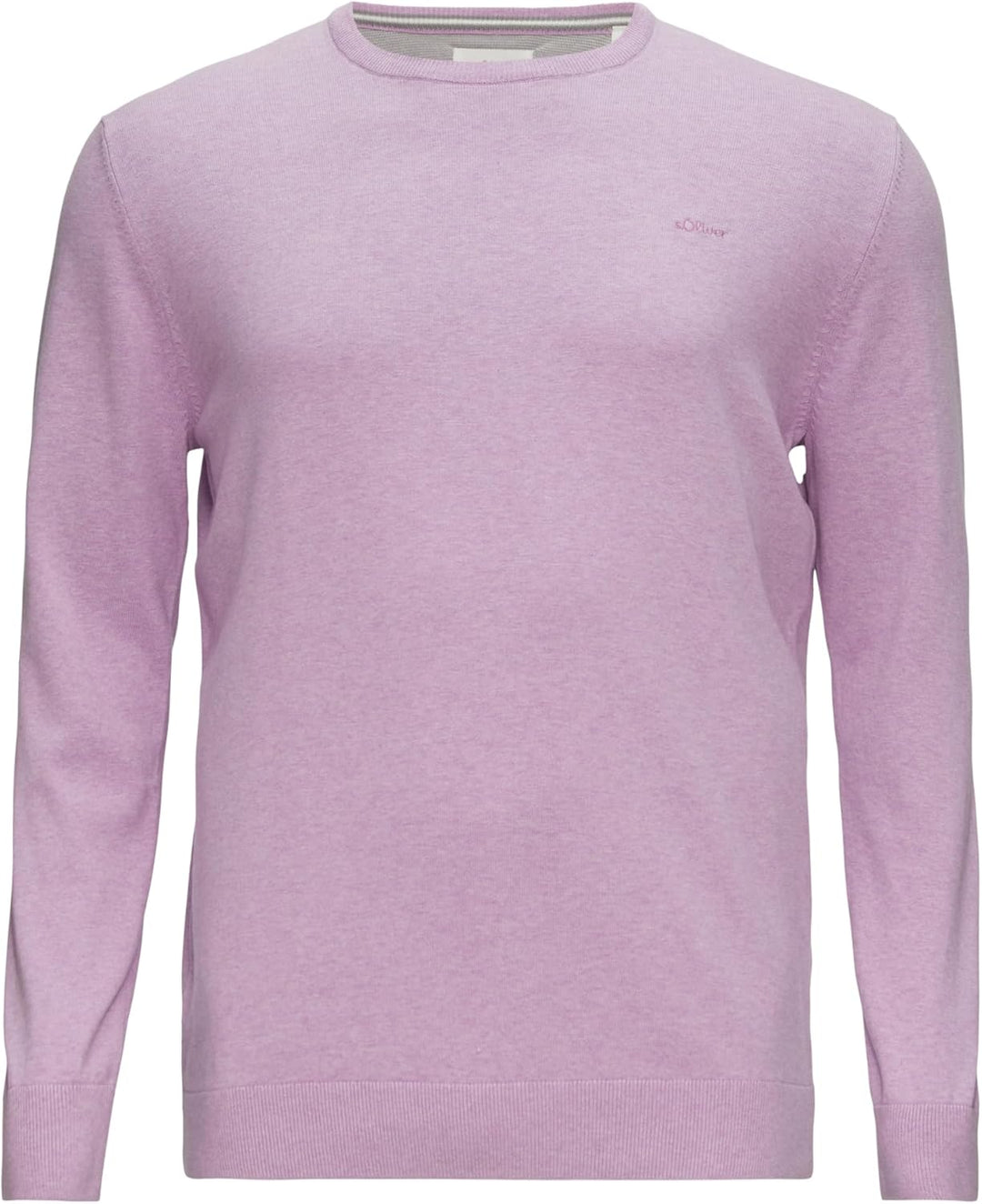 s.Oliver Herren 2152193 Pullover mit Logo-Stitching XXL 40w0 Rosa, XXL 40w0 Rosa
