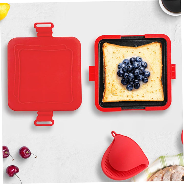 Micro Toastie Maker, Mikrowellen-Toastie-Maker, antihaftbeschichtetes Mikrowellen-Sandwich, herausne