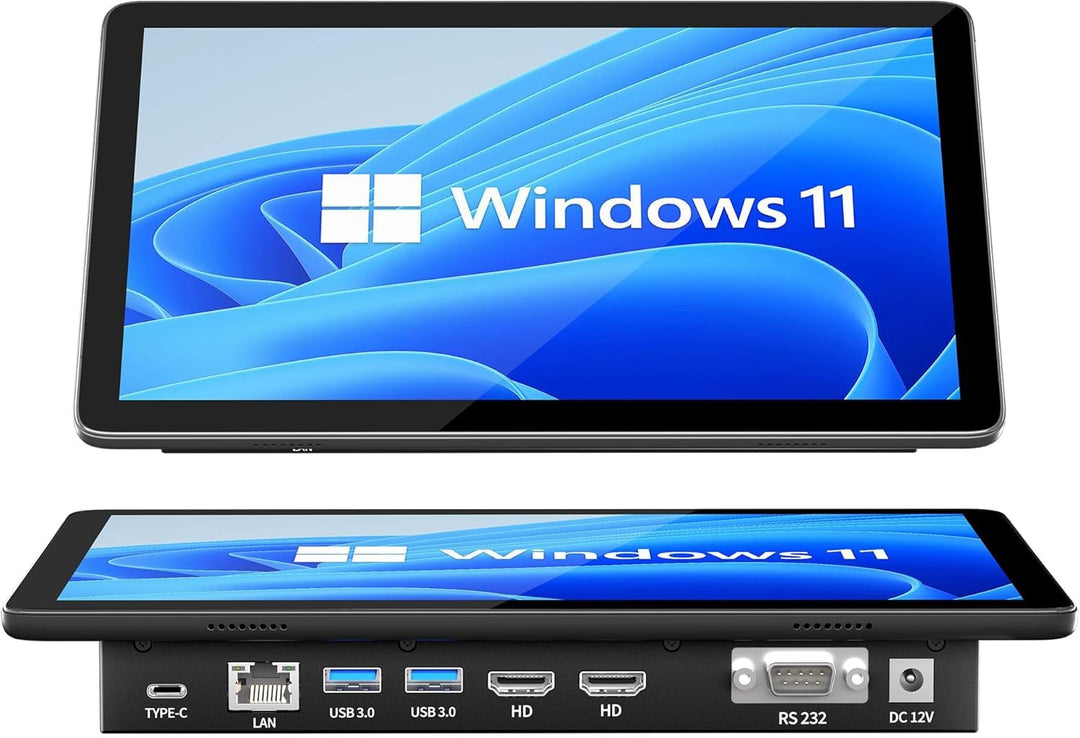 10,1-Zoll Industrie-Einbau-Panel-PC mit Windows 11, 10-Punkt-Touchscreen, Celeron N5100, 8 GB RAM, 1