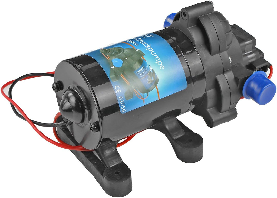 Wasserpumpe 12V 10 Ltr/Minute 2,8 Bar inkl Vorfilter 3 Kammer Membran