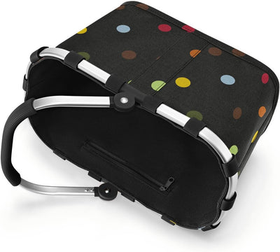 reisenthel carrybag XS dots– Stabiler Einkaufskorb mit praktischer Innentasche – Elegantes und wasse