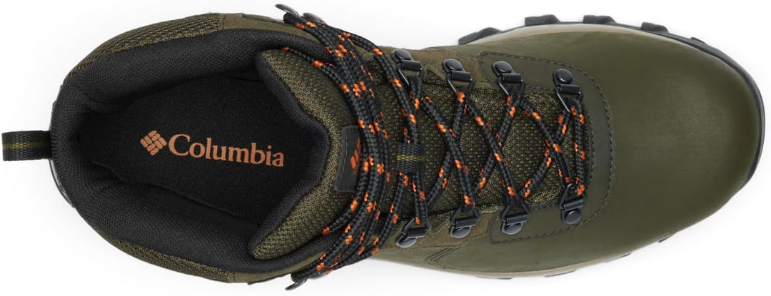 Columbia Newton Ridge Plus II Herren-Wanderstiefel, Wildleder, wasserdicht 40 EU Deep Olive Desert S