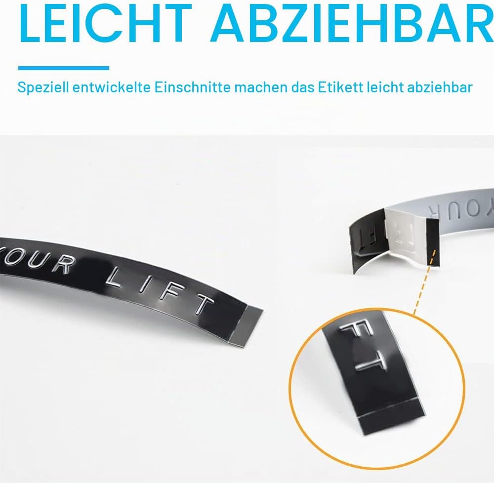 UniPlus Kompatibles Omega Etikettenband Ersatz für Dymo Prägeband S0717930 S0717900 9 mm x 3 m Selbs