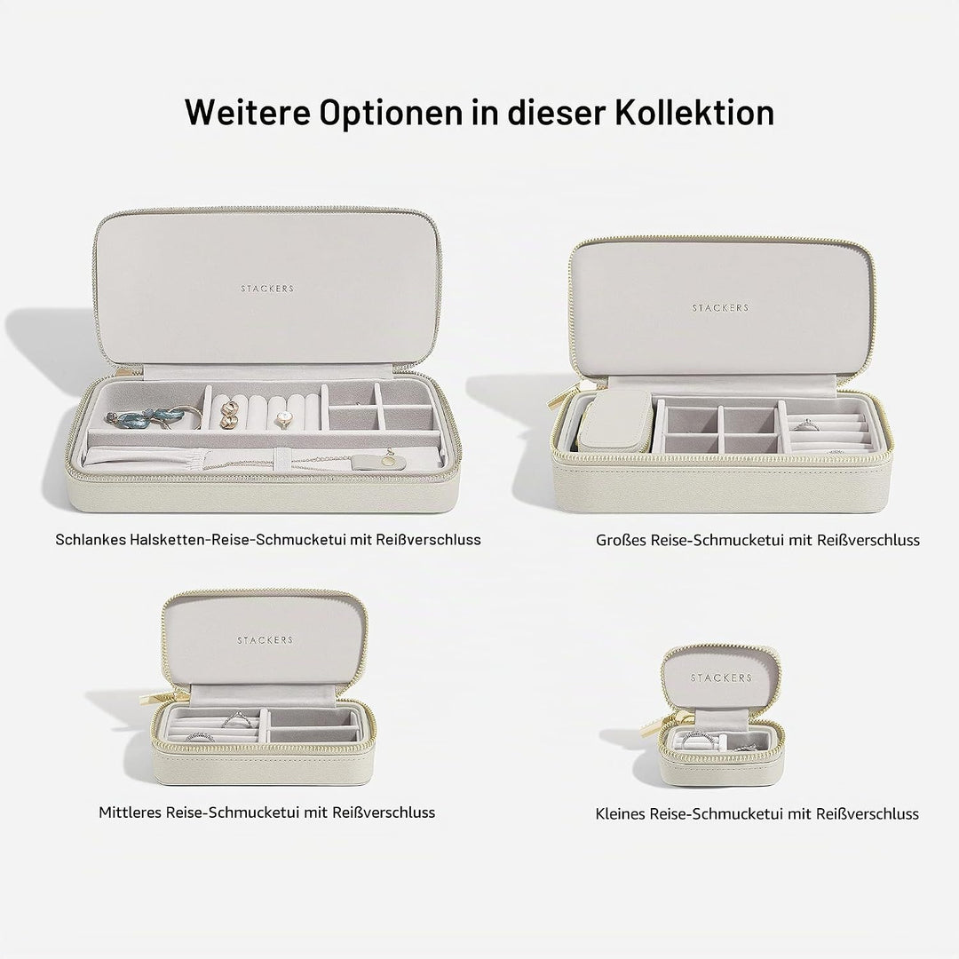 Stackers Sleek Necklace Oatmeal Travel Box