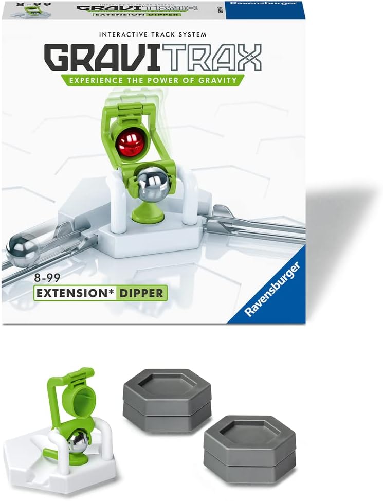 Ravensburger GraviTrax Kugelbahn - Erweiterung Action-Stein Dipper 26179, für Kinder ab 8 Jahren und