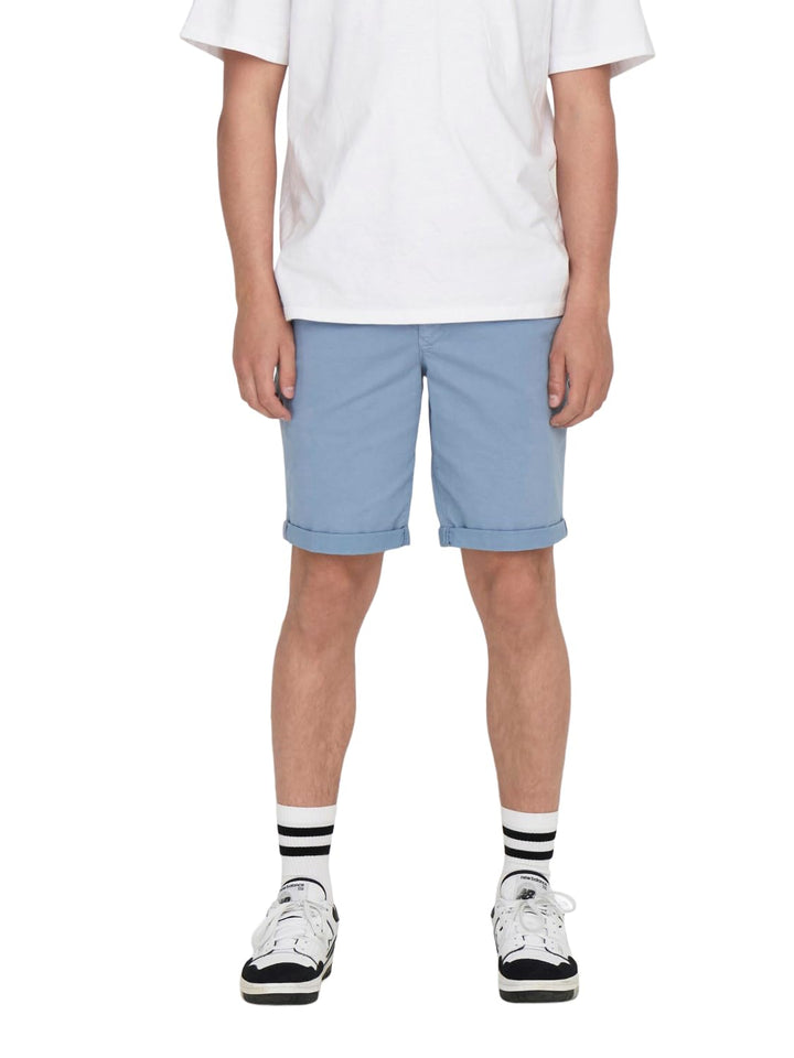 ONLY & SONS Male Chino Shorts ONSPETER Normal geschnitten Shorts S Mountain Spring, S Mountain Sprin