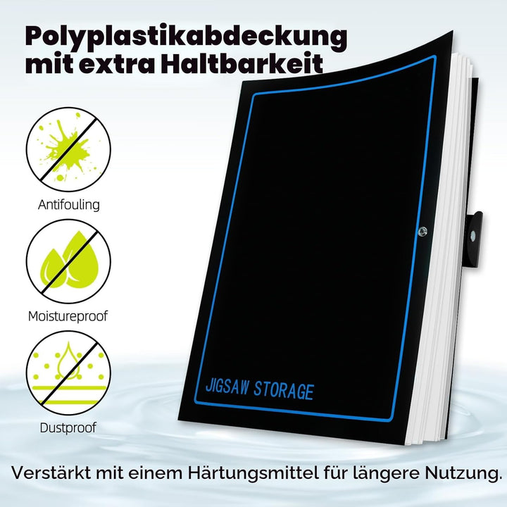 ALL4JIG Aufbewahrungsmappe für Enthusiasten | Platzsparender Organizer für Erwachsene | Fasst 20 Puz