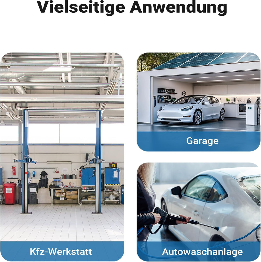 XPOtool teilbare Auffahrrampe 2er Set Schwerlast Autorampen bis 2,5 Tonnen aus Kunststoff für Pkws 2