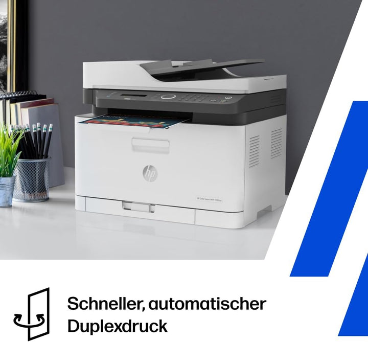HP Color Laser 179fwg Multifunktions-Farblaserdrucker (Drucker, Scanner, Kopierer, Fax, WLAN, Airpri