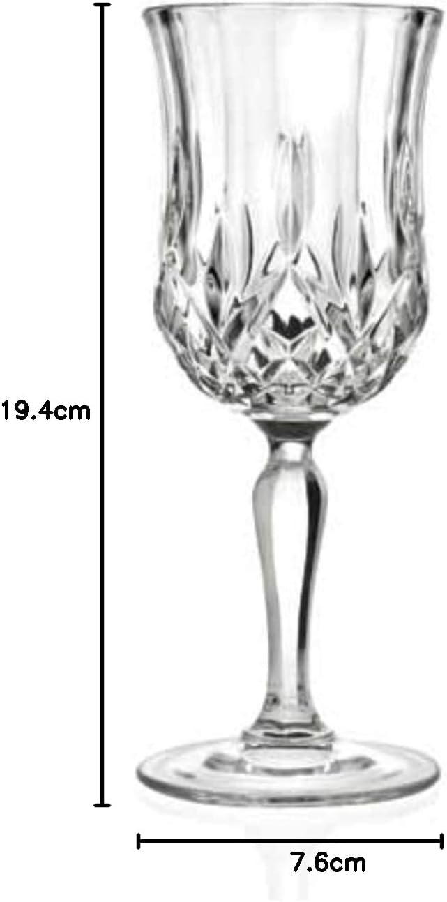 RCR Opera Weinglas zu 23 cl, Packung 6 Stück, Glas, Transparent