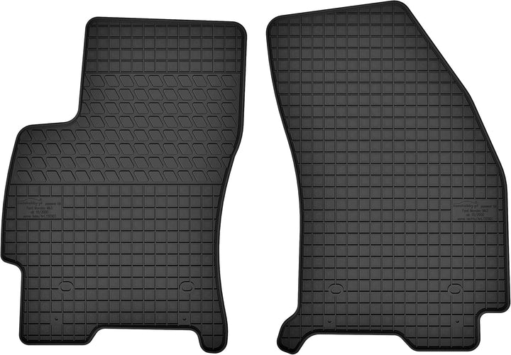 Motohobby Vorne Gummi Fussmatten Gummimatten Satz für Ford Mondeo MK3 (2000-2007)