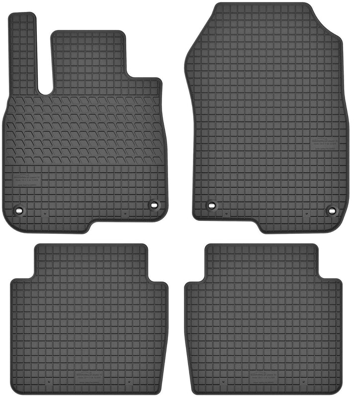 edecor Gummimatten Automatten Gummifussmatten Gummi Fussmatten Satz Set für Honda CRV V ab Bj. 2018