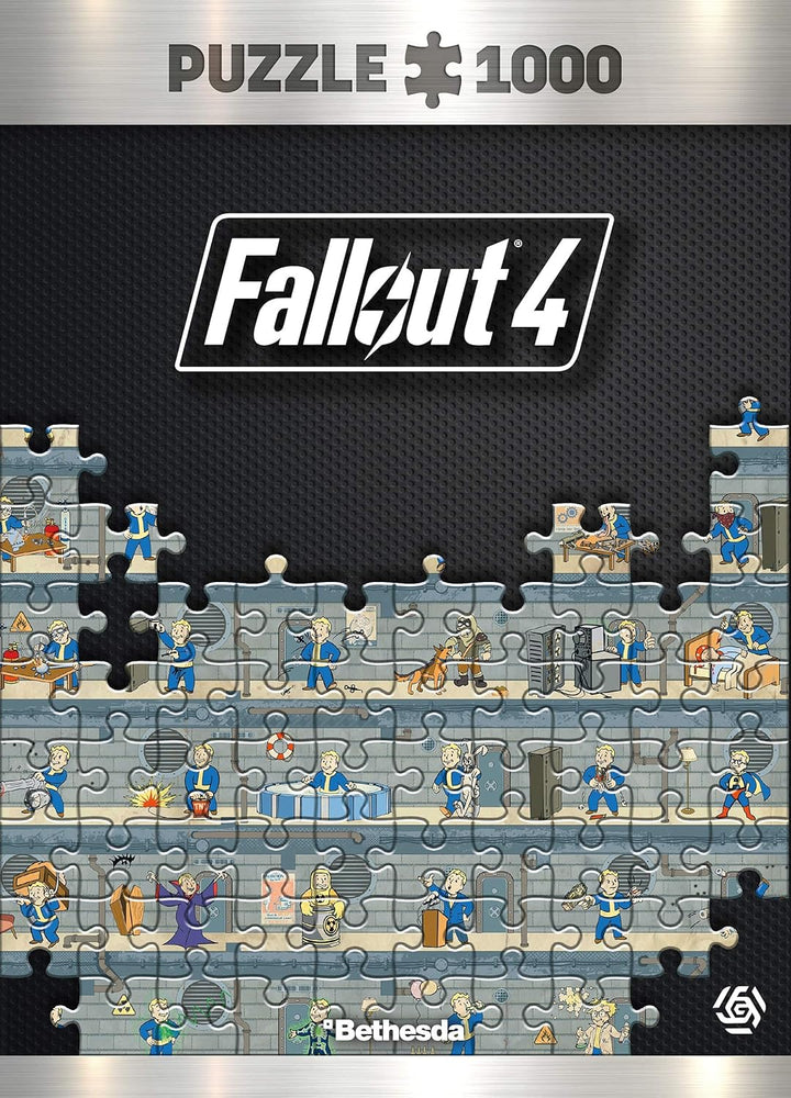 Good Loot GDL23121 Fallout 4 Perk Poster Puzzle, 1000 pcs 1000 pcs Fallout 4 Perk Poster, 1000 pcs F