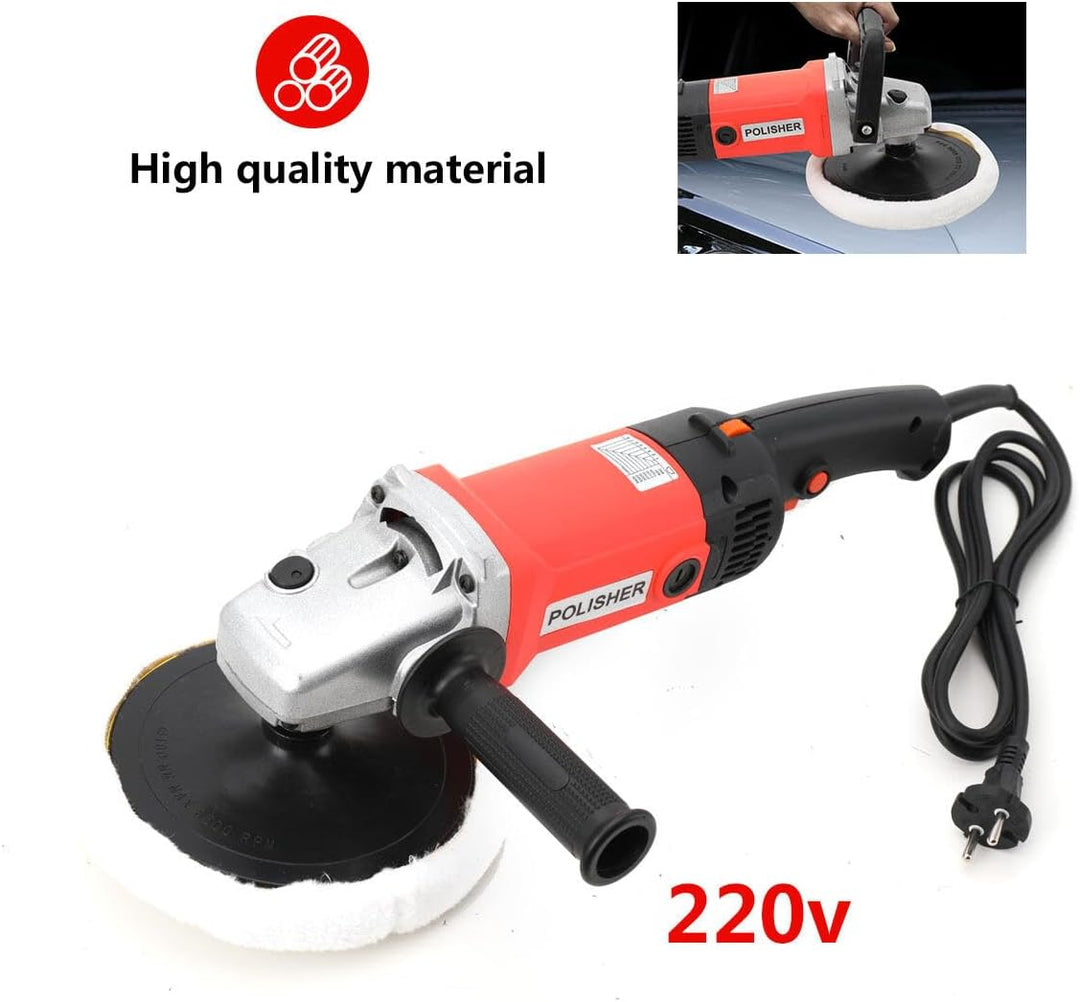 1400W Poliermaschine Schleifmaschine, Profi Nass-Steinschleifer 3000 U/min Rotationsschleifer mit ⌀1