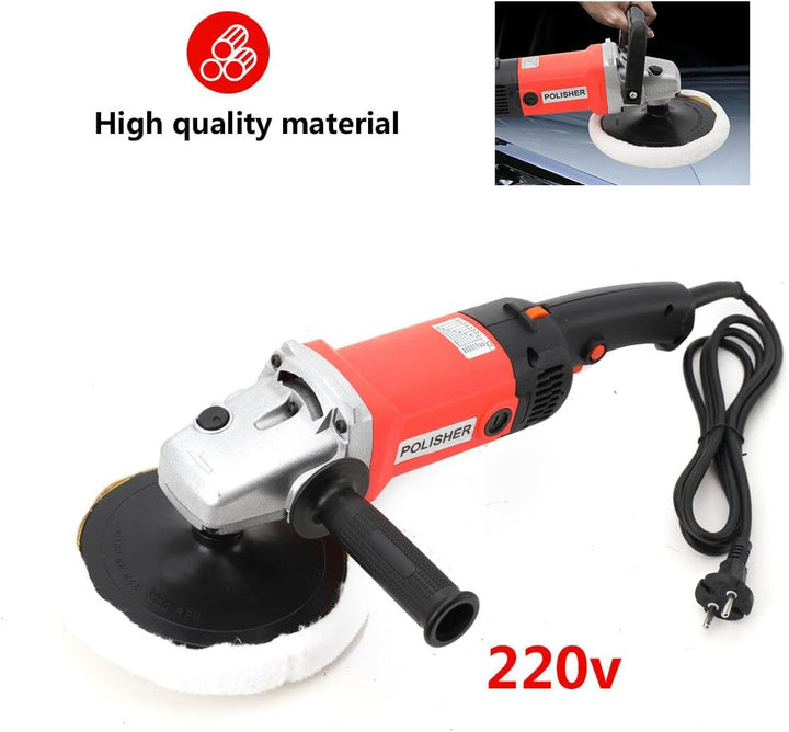 1400W Poliermaschine Schleifmaschine, Profi Nass-Steinschleifer 3000 U/min Rotationsschleifer mit ⌀1
