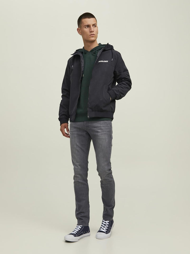 JACK & JONES Herren Jjerush Blocking Hood Bomber Noos Jacke S Black 1, S Black 1