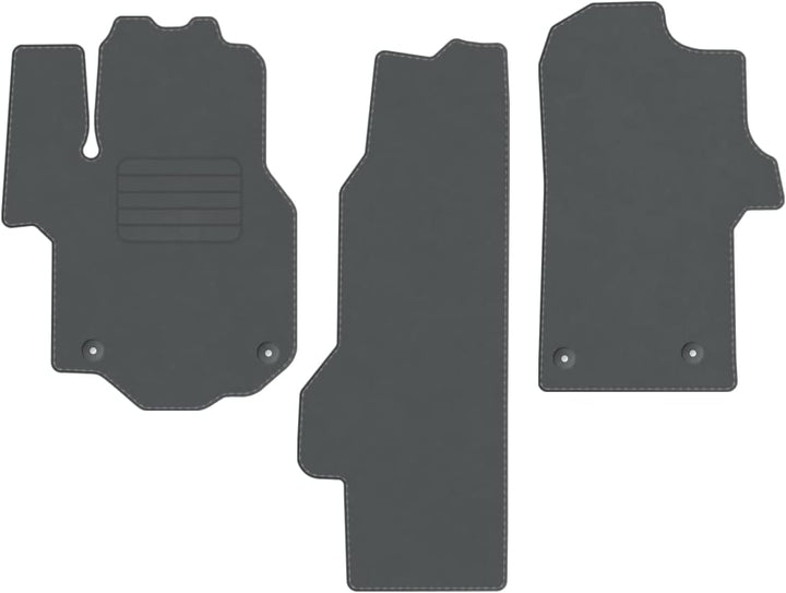 Premium Veloursfussmatten Automatten Velourmatten für VW Grand California 600 ab Bj. 2019 Mit Absatz