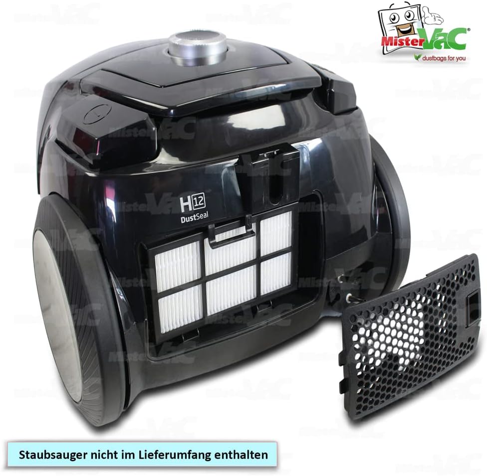 MisterVac 20 x Staubsaugerbeutel + Filter kompatibel mit Grundig VCC 3850 A