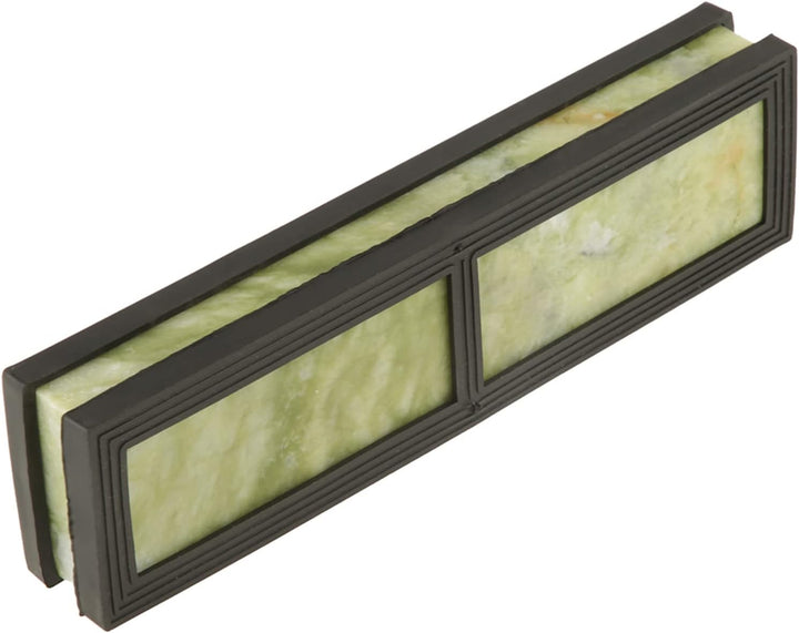 Schleifstein, Körnung 10000 Messerschleifstein Natürlicher Smaragd mit Abtropfbasis 200 X 50 X 25 Mm