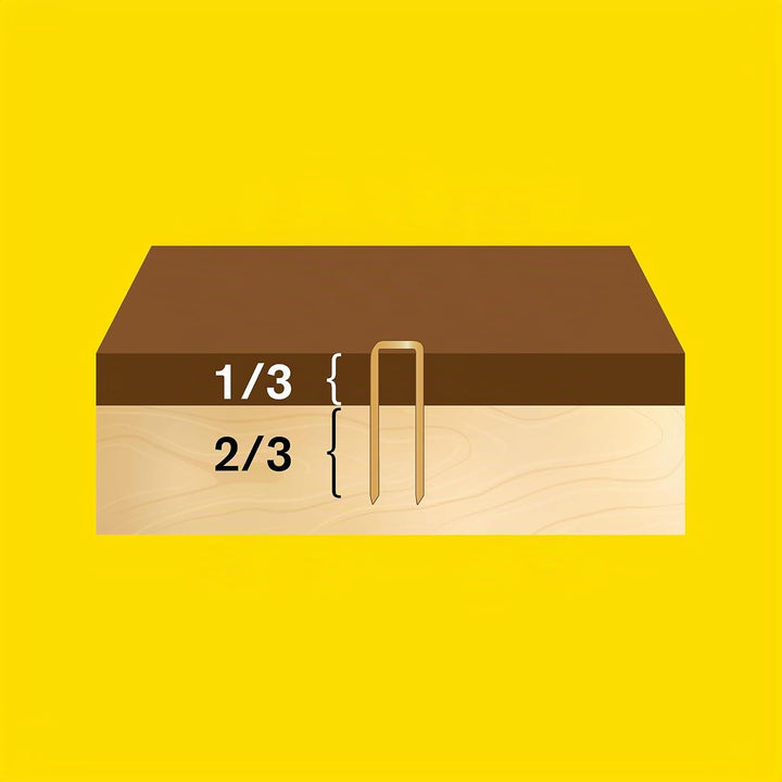 Rapid Tackerklammern Typ 606, 25mm Klammern, 3.600 Stk. Kunststoffbox, Schmalrückenklammern für Holz