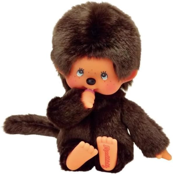 BANDAI - Monchhichi - Kuscheltier Monchhichi Original - Ikonisches Affenkuscheltier der 80er Jahre,