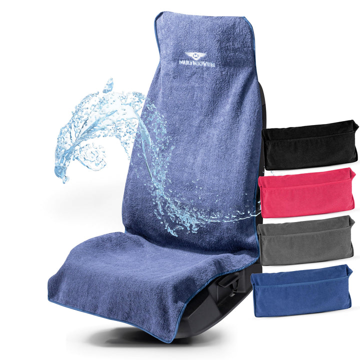 Walser Sitzaufleger Multicover, universal Auto-Sitzauflage, waschbarer Autositz-Überwurf Marineblau,