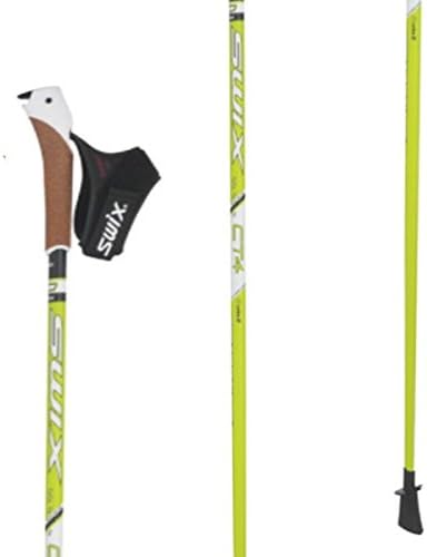 Swix Nordic Walking Stock CT4; Just klick Schlaufe, Just Go Sport Spitze, PU Kork Griff 1 Paar 100 c