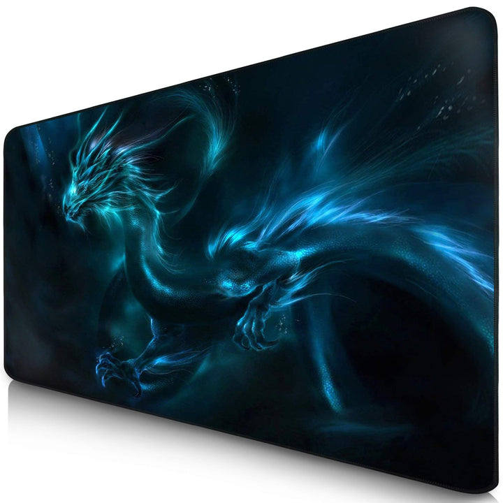 Sidorenko Gaming Mauspad XXL Blau - Grosses Mousepad 900x400 mm - rutschfeste Schreibtischunterlage