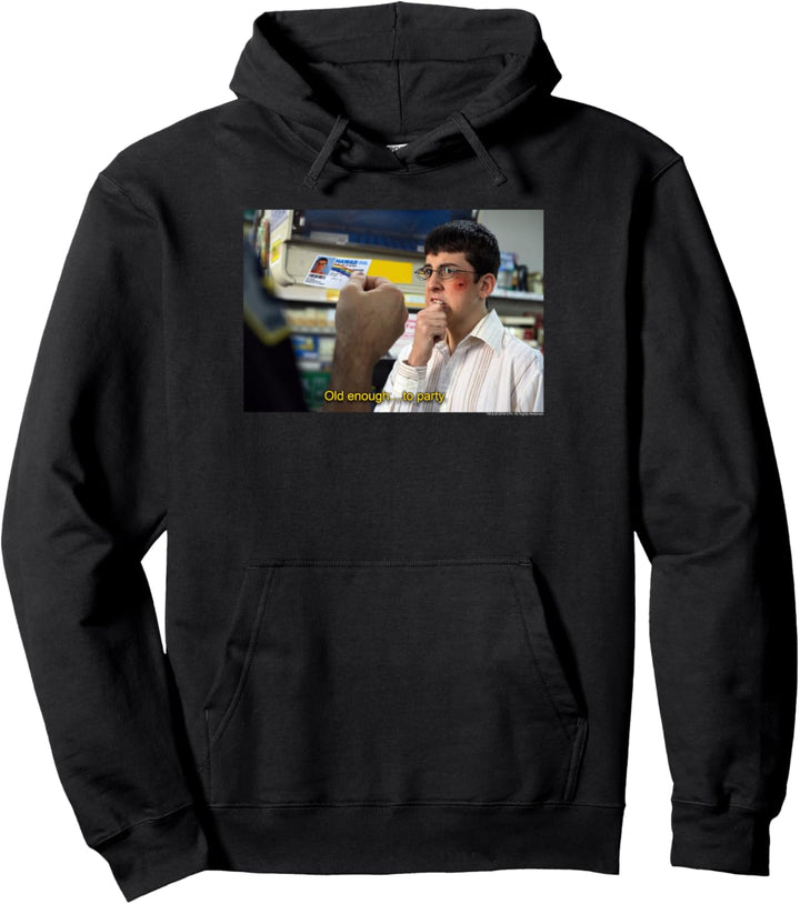 Superbad Alt Genug... Um Zu Feiern Pullover Hoodie