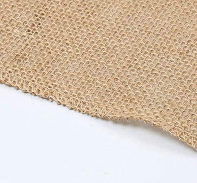 Time to Sparkle Jute Tischband Natur Rolle 30cm BREIT - 10 Meter,Overlock-Näh Tischläufer Jutestoff