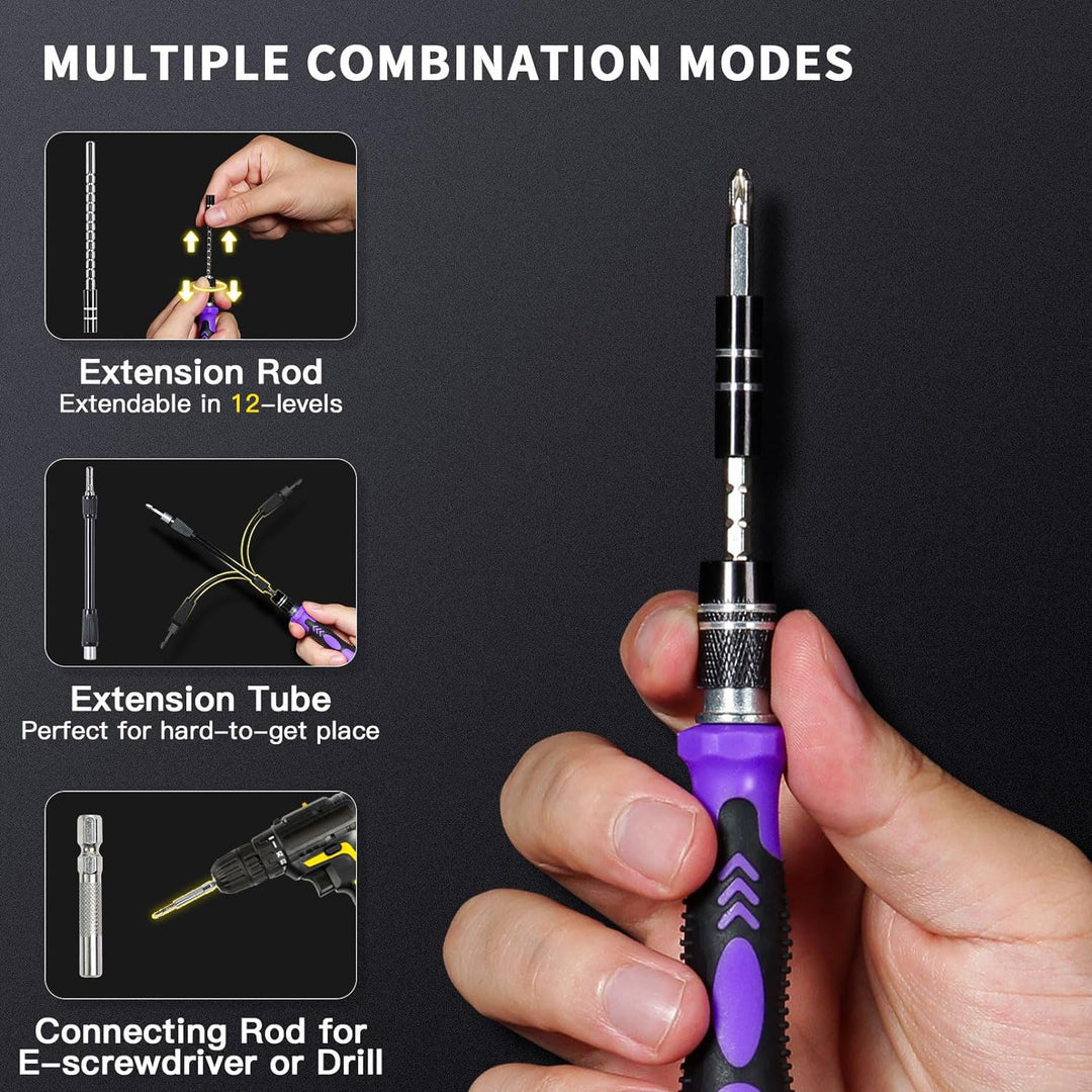 Faireach 170 in 1 Feinmechaniker Schraubendreher Set, Professionelles Screwdriver Set mit Tragbarem